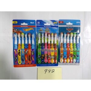 Brush Buddies Toothbrush Kids 18ct Multicolor NEW Paw Patrol Hot Wheels Cars